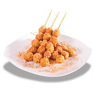 Bakso goreng satu tusuk